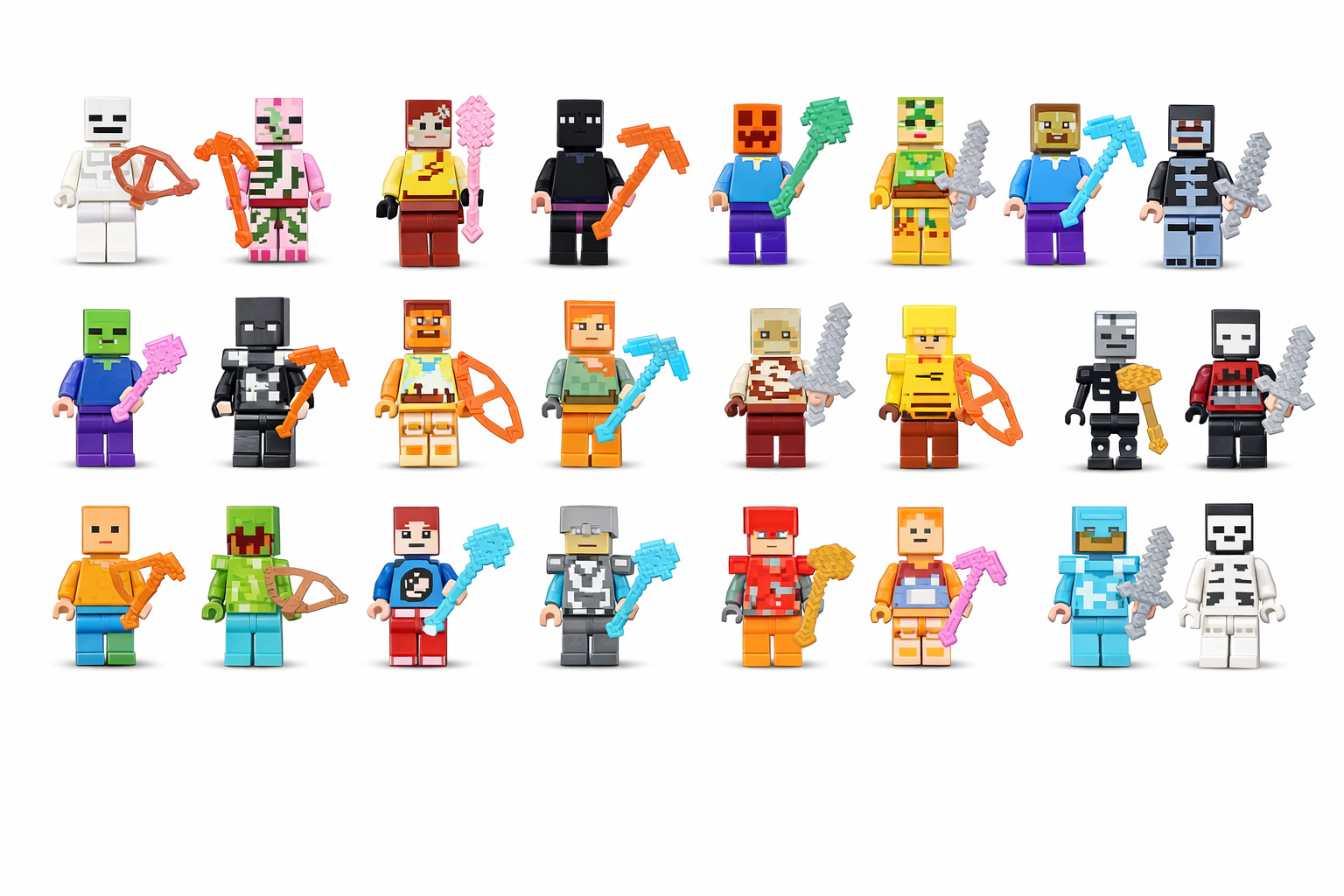 لگو شخصیت‌های ماینکرفت